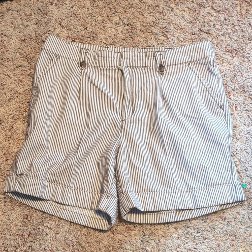 Joseph A Brown Pin Stripe Shorts
